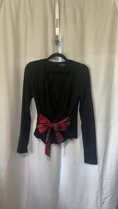 J.CREW Women's FormKnit Long-Sleeve Wrap Top